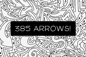 385 Hand Drawn Vector Arrows