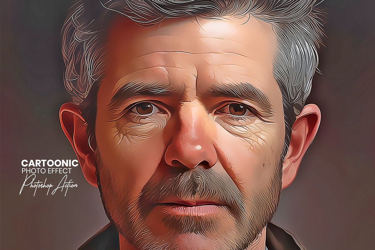 Cartoonic Photoshop Action, an Action Add-On by MRI STUDIO (Photo 1 of 13)