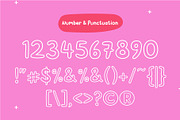 Plumsy – Outline Handwriting Font, a Handwritten Font by Huge Dream Studio (Thumbnail 4 of 8)