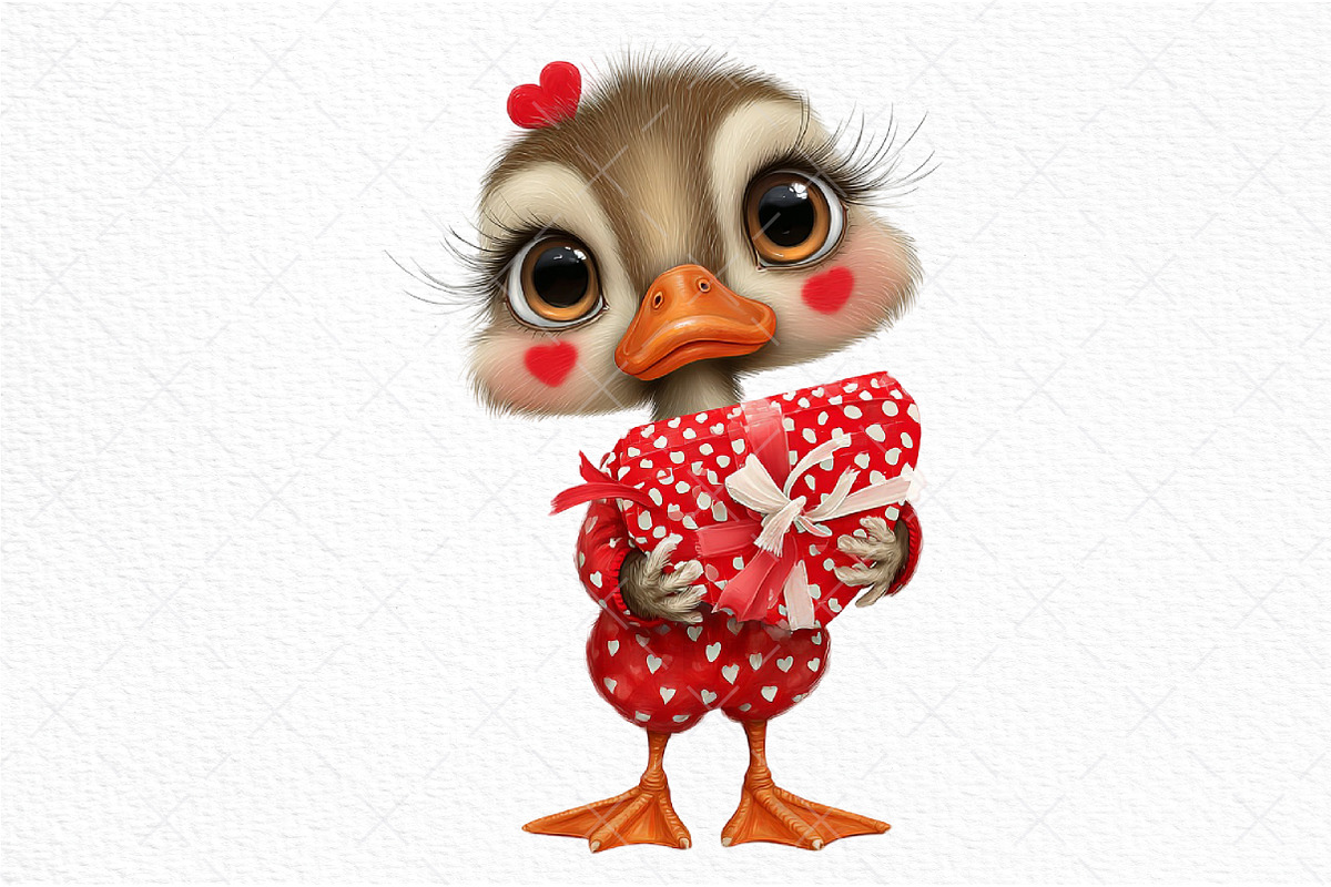Kawaii Valentine Clipart Bundle, an Illustration by Craft Nest (Photo 8 of 10)
