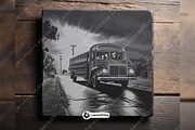 School Bus Road Vehicle Shuttle, a Background Graphic by LaseredNinja (Thumbnail 5 of 7)