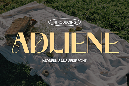 Adliene Modern Sans Serif Font