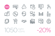 Picons Thin - $20 Off, an Outline Icon by Picons.me (Thumbnail 1 of 6)