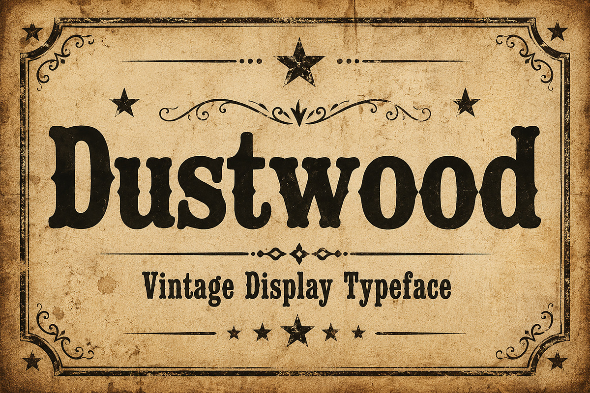 Dustwood, a Slab Serif Font by Wow Magic (Photo 2 of 6)