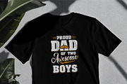 Father of Boys T shirt Design, a Graphic by Vector Portal (Thumbnail 5 of 5)