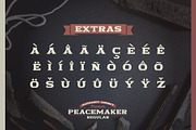 PEACEMAKER FONT SERIES, a Slab Serif Font by Alphabet Agency (Thumbnail 4 of 13)