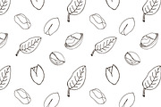 Nuts set + seamless patterns, a Food Illustration by Good Studio (Thumbnail 3 of 8)