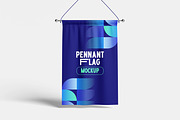 Pennant Flag Mockup, a Packaging Mockup by Hazzpro_Std (Thumbnail 2 of 5)