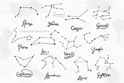 Zodiac Stars Constellation Svg 073, a Graphic by Drawberx (Thumbnail 2 of 9)