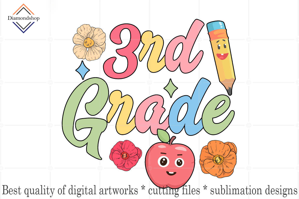 Back To School Sublimation Bundle, an Education Illustration by DiamondShop (Photo 10 of 11)