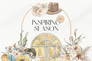 Inspiring Season Abstract & Floral, an Illustration by Cat In Colour (Thumbnail 1 of 13)