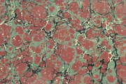 2 Hand Marbled Papers Shabby Red, a Texture Graphic by Marblingdom (Thumbnail 3 of 4)
