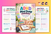ADHD Mind Dump Workbook, a Stationery Template by Designmela01 (Thumbnail 3 of 6)