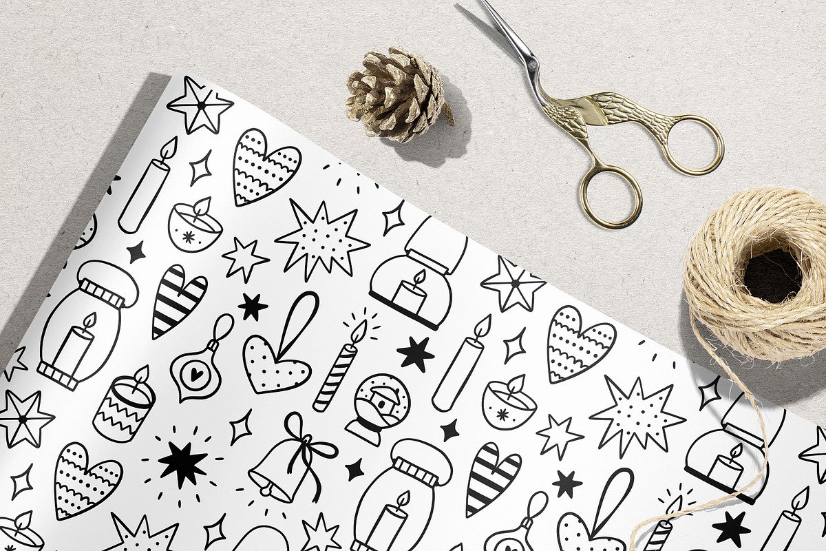 Winter Doodles, an Illustration by Redchocolate (Photo 9 of 12)
