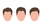 Different Haircut Men Set, a Person Illustration by PsychocheArt (Thumbnail 2 of 5)