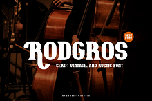 Rodgros - Rustic & Vintage Font