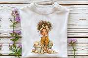 Summer Kids PNG Clipart Bundle, a Seasonal Illustration by OK Design (Thumbnail 5 of 6)