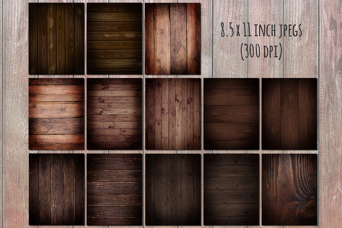 Rustic wood vignette textures, a Texture Graphic by Paper Farms (Photo 2 of 3)