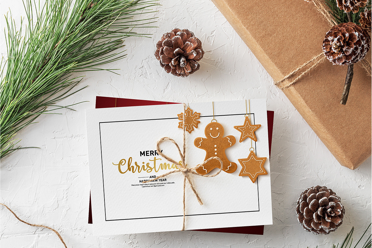 Christmas and New Year Backgrounds., a Decorative Illustration by Chuhastock (Photo 2 of 14)