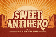 Sweet Antihero-Vintage Western Font, a Font by Gassstype (Thumbnail 1 of 8)