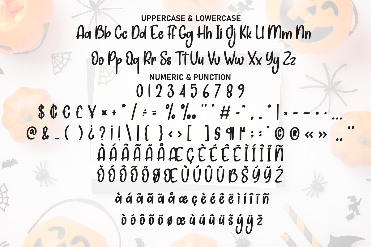 Happy Halloween | Script Font, a Script Font by Scratchones (Photo 7 of 8)