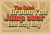 NIKARU | Groovy Retro Font, a Font by twinstd (Thumbnail 3 of 12)
