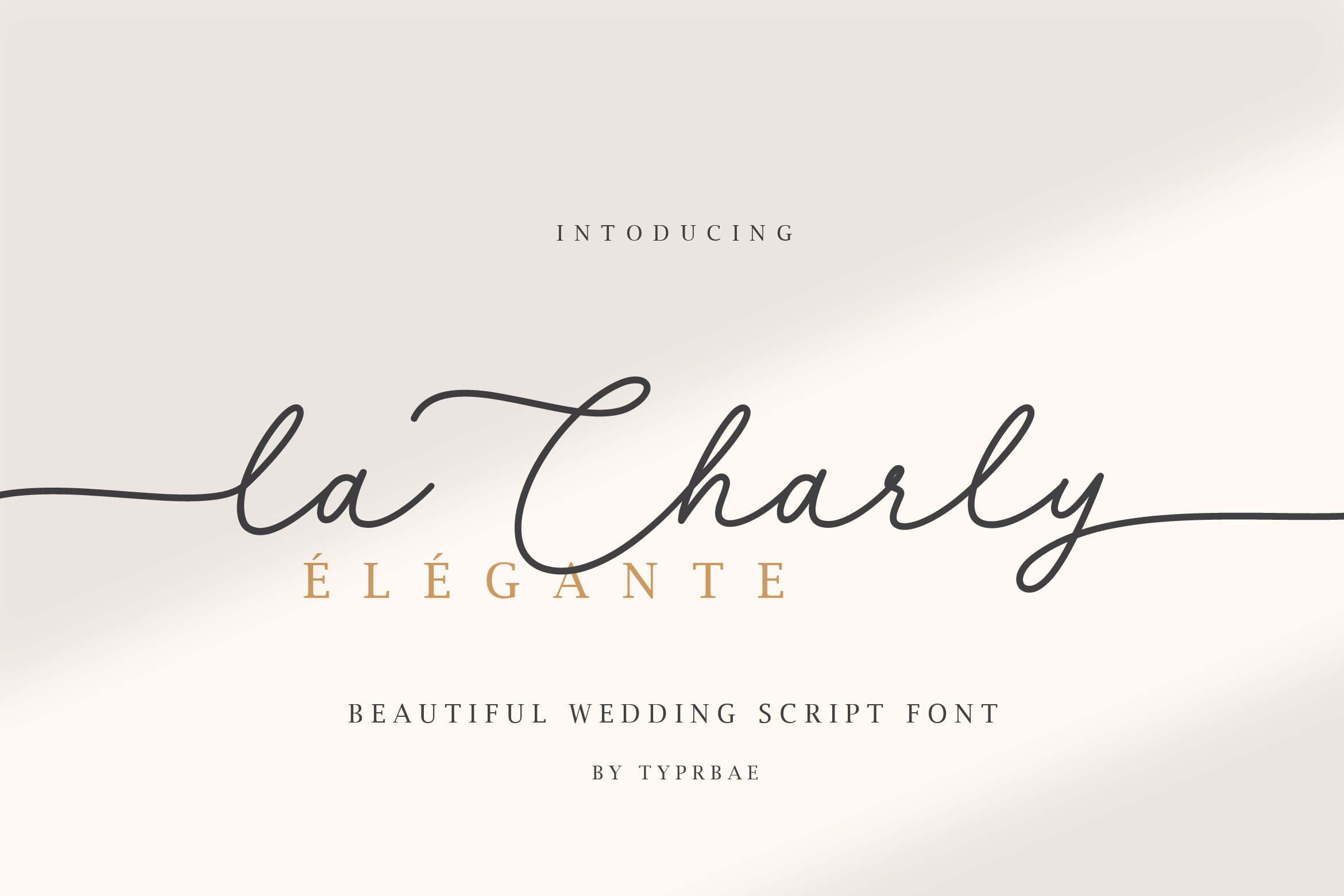 La Charly - Wedding Script Font