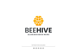 Gradient Modern Beehive Logo Design, a Branding & Logo Template by Artnivora.Std