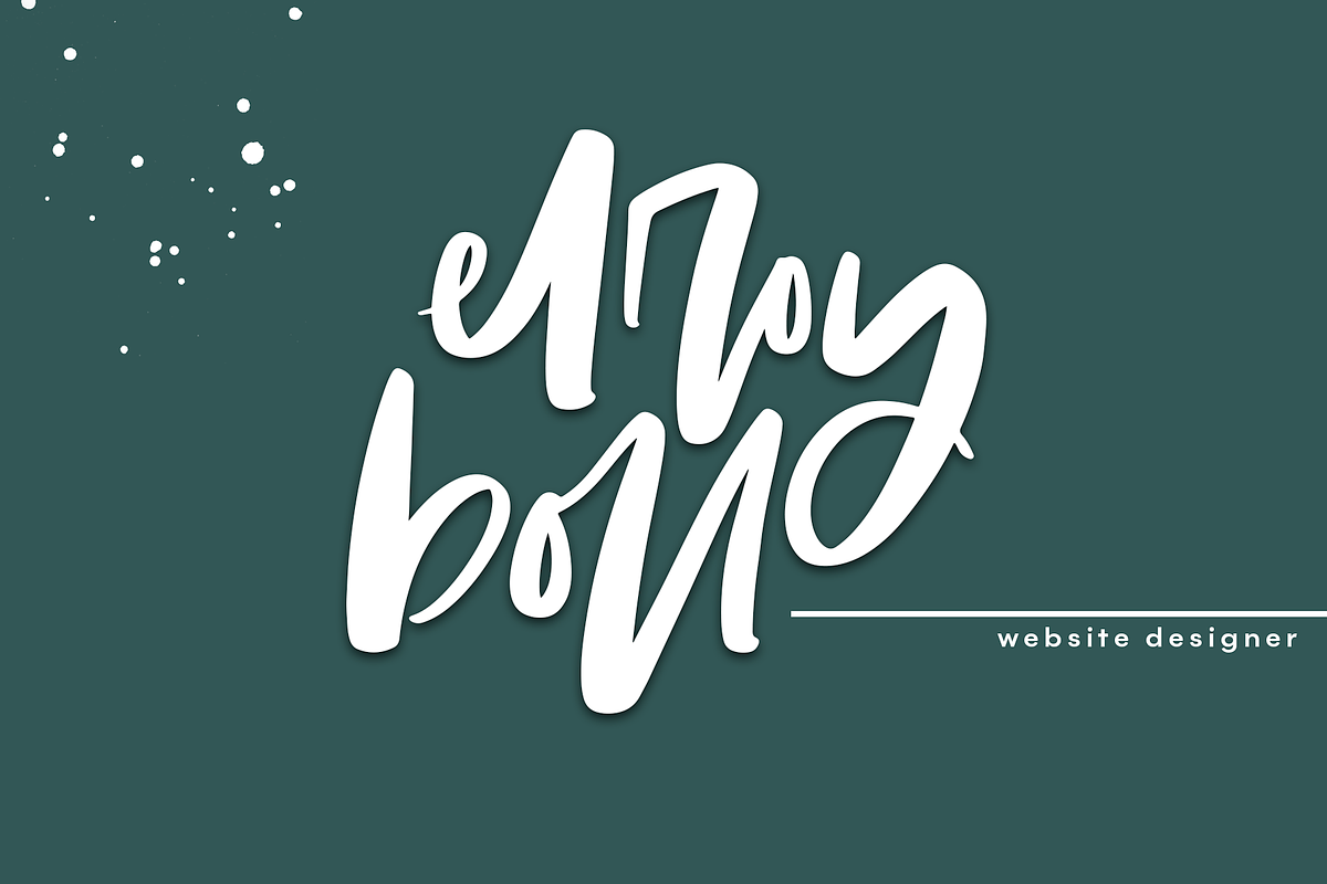 Molly & Elroy - Bold Script Font preview 6