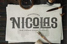 Nicolas - Victorian Style Font