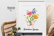 Birth Month Flowers Clipart PNG, a Graphic by DesignWP (Thumbnail 3 of 8)