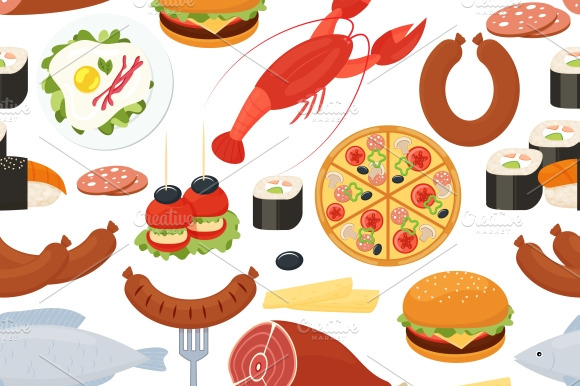Food Seamless Pattern