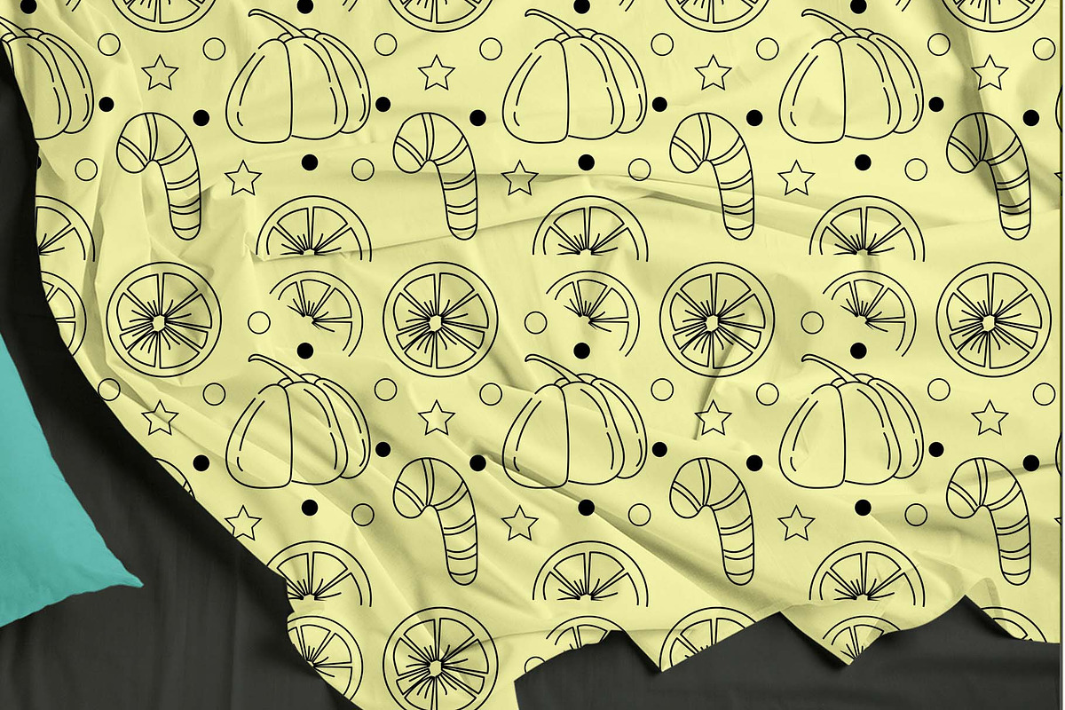 Autumn Outline Collection, a Background Graphic by bungamustia (Photo 4 of 7)