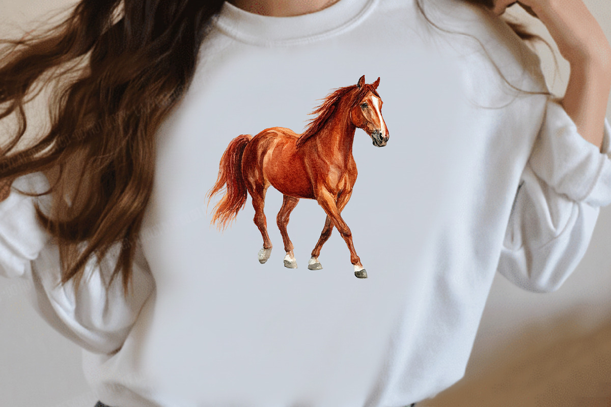 Watercolor Horse Clipart, an Illustration by Designworld (Photo 6 of 8)