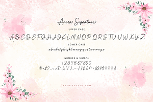 Anisa Signature Script Font