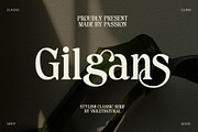 Gilgans Classic Serif Typeface, a Serif Font by Violet Natural (Thumbnail 1 of 8)