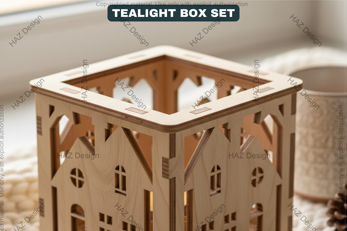 Laser Christmas Lantern Templates, a Graphic by AtacanDigital (Photo 9 of 13)