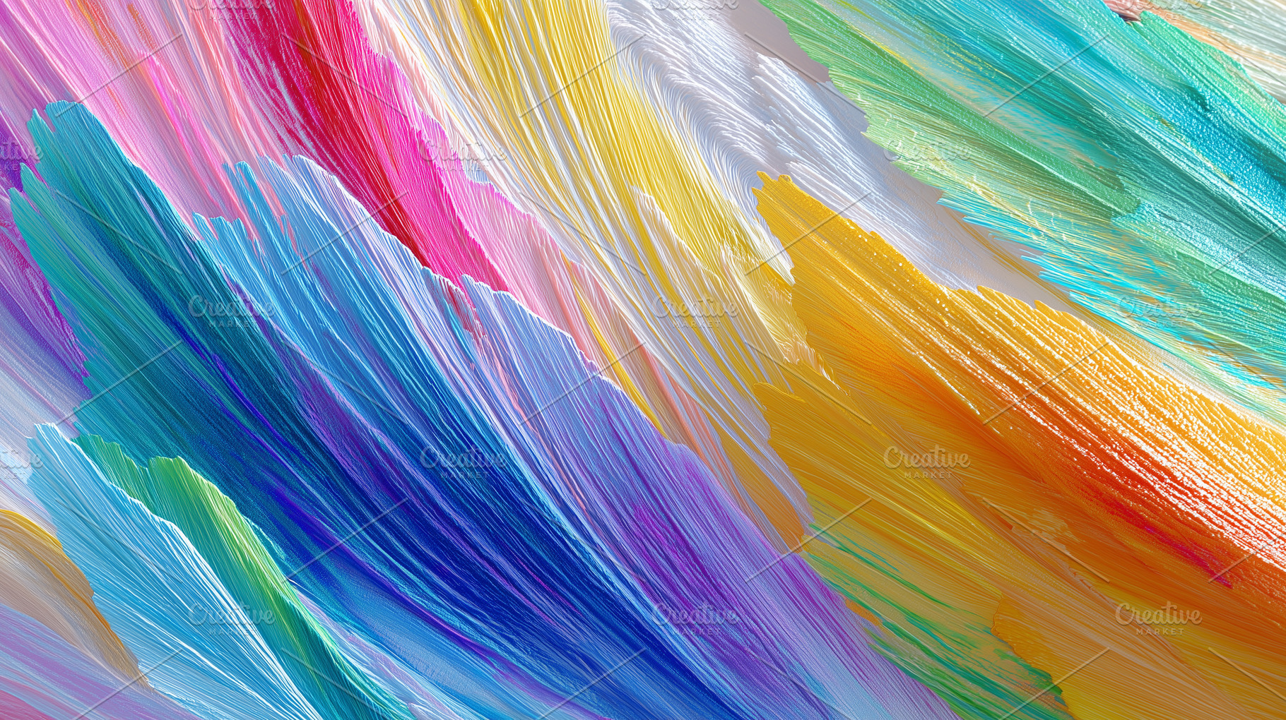 Colorful abstract painting with, a Background Photo by MistyDay