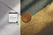 Handmade Envelope Close-Up with Wax, a Product Mockup by Custom Scene (Thumbnail 6 of 10)