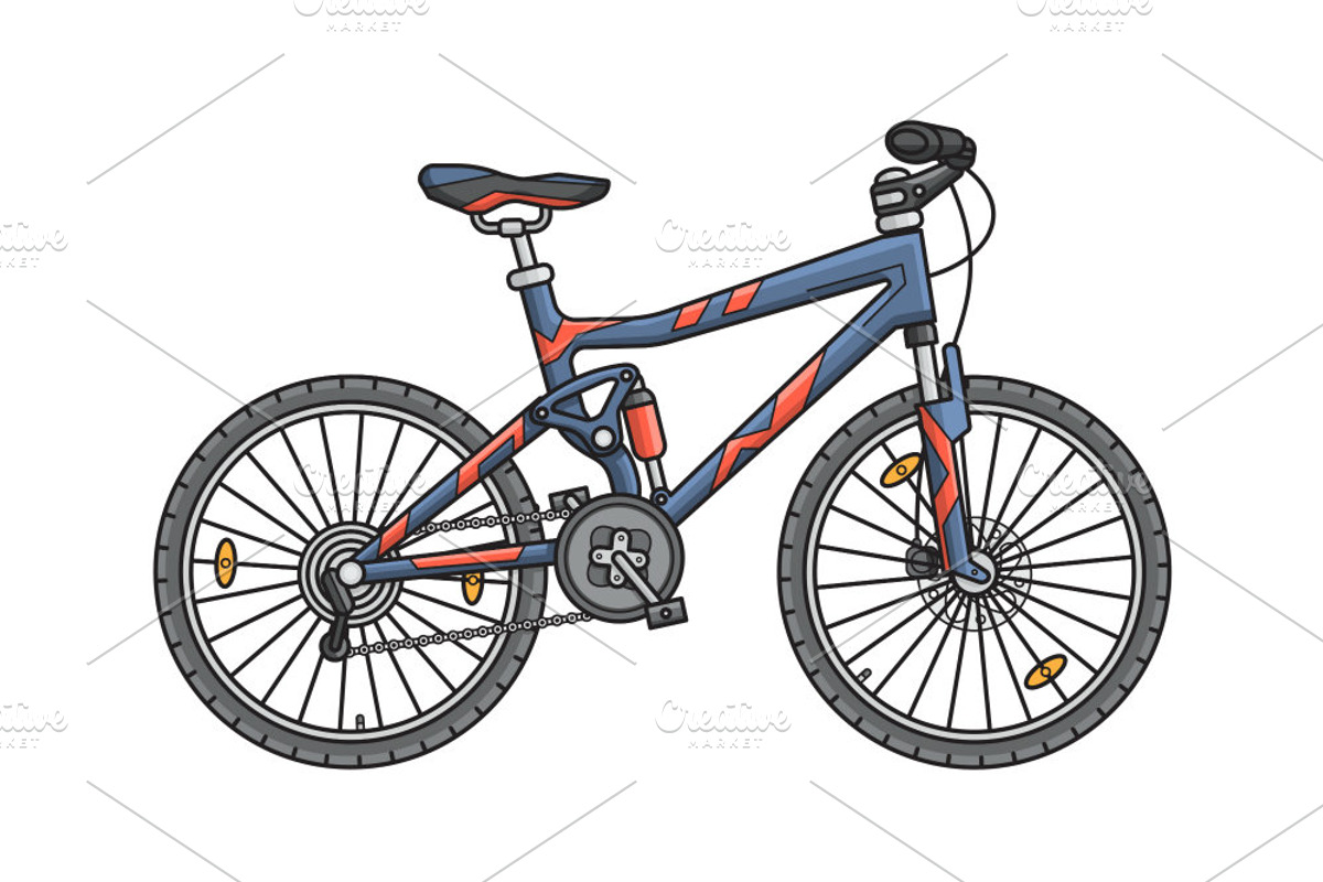 Big set of twelve different bicycles, a Healthcare Illustration by WINS Doodle shop (Photo 10 of 17)