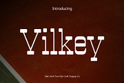Vilkey – Slab Serif, a Serif Font by Craft Supply Co. (Thumbnail 1 of 8)
