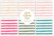 Pink Floral Digital Paper Pack, a Texture Graphic by Sunflower Day Love (Thumbnail 4 of 5)