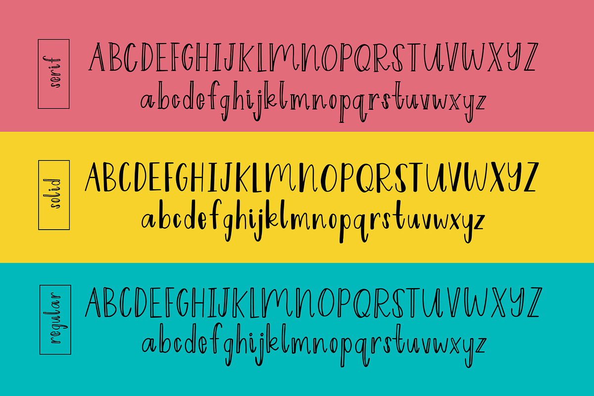 Quirky Font preview 7