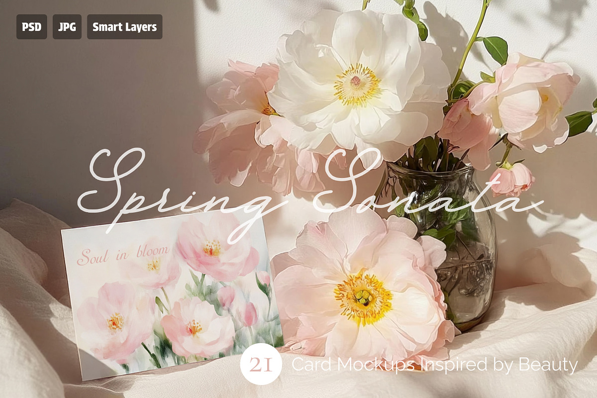 Spring Sonata 21 Card Mockup, a Product Mockup by NikiArts (Photo 1 of 12)
