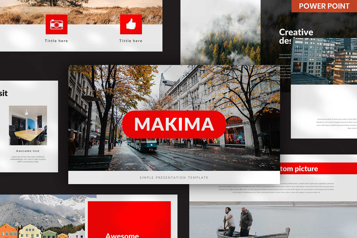 Makima PowerPoint Template, a Presentation Template by Twntysix (Photo 1 of 4)
