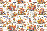 PUMPKINS AND MICE, a Seasonal Illustration by Watercolor by Tonia Tkach (Thumbnail 7 of 8)