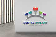 The Best/Dental Implant Logo3, a Branding & Logo Template by Josuf Media (Thumbnail 1 of 3)