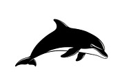 Dolphin Jumping Silhouette Vector, an Illustration by Designs_River (Thumbnail 35 of 51)