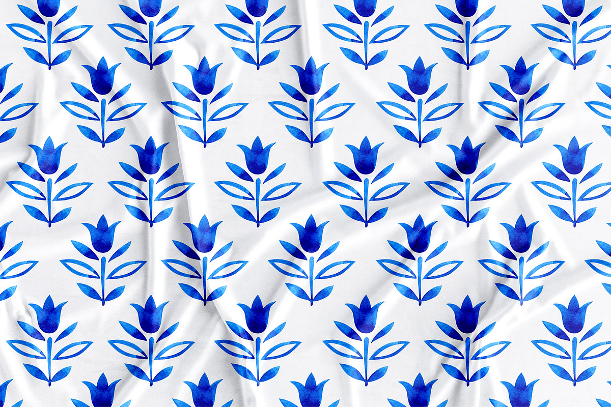 Blue Patterns Collection, a Pattern Graphic by made by Tanya (Photo 3 of 5)