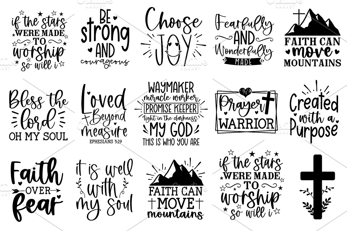 Christian SVG bundle, Scripture SVG, a Graphic by Designer302 (Photo 3 of 3)
